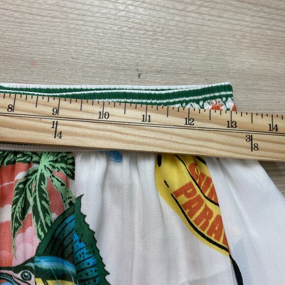 Rachel‎ Zoe Summer Vibes Maxi Skirt Women XS Multicolor Tropical Paradise NEW - Picture 6 of 10